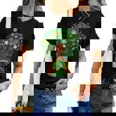 Green Black Afro Mother Earth Day Gaia Save Our Planet Earth Women T-shirt