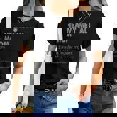 Heavy Metal Mom Definition Heavy Metal Mom For Women Women T-shirt