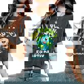 Cute Go Planet Its Your Earth Day 2025 Teacher Boys Girls Women's Oversized Comfort T-Shirt