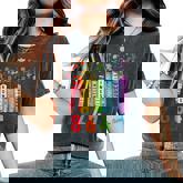 Equal Rights Book Flower Anti Trump Feminist Rights Women's Oversized Comfort T-Shirt