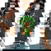 Green Black Afro Mother Earth Day Gaia Save Our Planet Earth Women's Oversized Comfort T-Shirt