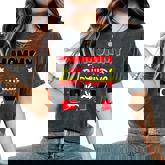 Mom And Dad Mommy Of The Birthday Boy Family Matching Women's Oversized Comfort T-Shirt