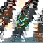 Mother Earth Hugging Planet Cool Earth Day Save Our Planet Women's Oversized Comfort T-Shirt