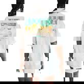 Denali National Park Mountains Nature Retro Sunset Vintage Women's Oversized Comfort T-Shirt Back Print