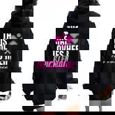 This Girl Loves Her Pickleball Women Oversized Hoodie Back Print