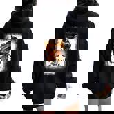 Mimi Life Grandma Messy Bun Leopard Mother's Day Matching Women Oversized Hoodie Back Print