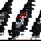 She Cheers He Plays Mom Of Both Cheer And Baseball Mom Women Oversized Hoodie Back Print