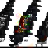 Stepping Into Black History Month Black Girl High Heels Women Oversized Hoodie Back Print