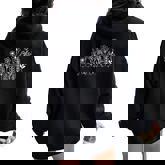 Vintage Anti-Trump Floral Feminist President Women Oversized Hoodie Back Print