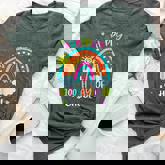 100Th Day Of School Rainbow Happy 100 Days Smarter Teacher Bella Canvas T-shirt