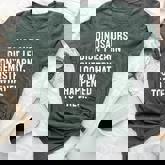 Dinosaurs Didn't Learn Chemistry Science Teacher Bella Canvas T-shirt