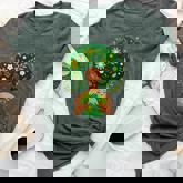 Green Black Afro Mother Earth Day Gaia Save Our Planet Earth Bella Canvas T-shirt