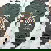 Happy 100Th Day Of School 100 Days Leopard Rainbow Boys Girl Bella Canvas T-shirt