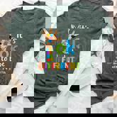 Its Ok To Be Different Autism Awareness Giraffe Autistic Bella Canvas T-shirt