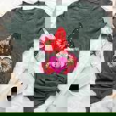Pink Gnome Heart Leopard Sunflower Happy Valentine's Day Bella Canvas T-shirt