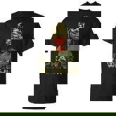Camo Hat Prayer Warrior God Jesus Christian Black Girl Women T-Shirt