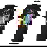 Equal Rights Book Flower Equality Peace Love Kindness Book T-Shirt