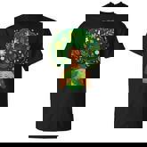 Green Black Afro Mother Earth Day Gaia Save Our Planet Earth T-Shirt