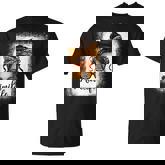 Mimi Life Grandma Messy Bun Leopard Mother's Day Matching T-Shirt