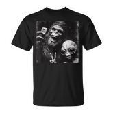 Retro Selfie Alien Bigfoot Bigfoot Alien T-Shirt