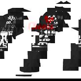 She Cheers He Plays Mom Of Both Cheer And Baseball Mom T-Shirt