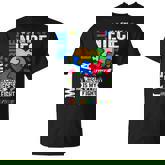 I Wear Blue For My Niece Autism Awareness Day Aunt Uncle T-Shirt