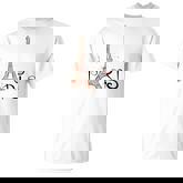 Eiffel Tower Paris Girls Guys Travel Holiday France Souvenir T-Shirt