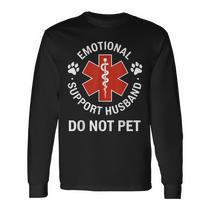 T-shirt 'Emotional Support Husband' En XXL - Blagues De Papa, Humour Couple - Cadeau Fête Des Pères
