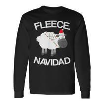 YourTops Women's Christmas Sheep Graphic Tee – Cute Fleece Navidad Shirt For The Holidays