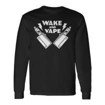 Darth Vaper Vape Vaping Vapor T Long Sleeve T-Shirt - Monsterry