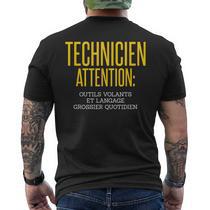 T-shirt Humour Technicien CVC - Cadeau Professionnel Drôle - Homme/Femme - 100% Coton