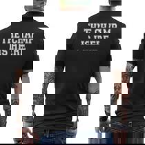 The Champ Is Here Fury King Boxing Gym Men's T-shirt Back Print