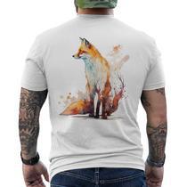 Fox T Cute Adult Animal Zero Fox Given Men's T-shirt Back Print