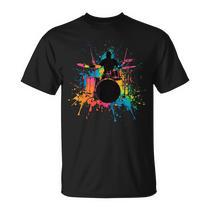 Lustig Tintenfisch Drummer Geschenk Schlagzeug Männer Premium T-Shirt Lustig Tintenfisch Drummer Geschenk Schlagzeug Männer Premium T-Shirt
