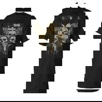 Emo Y2k Grunge Aesthetic Alt Goth Skull Cross Gothic T-Shirt