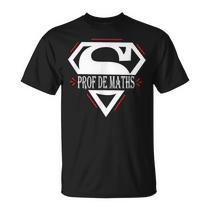 T-shirt Drôle 'Professeur De Maths' - Coton 100% - Tailles S à 3XL - Neuf Avec étiquettes - Cadeau Idéal