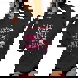 Women's With-Neck Egal Was Passiere Pegel Flamingo Party Jga Saufen Kapuzenpullover für Damen - Seseable