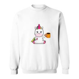 Fass Meinen Kaffee An Und Ich Klatsch Dich So Hart Sweatshirt - Seseable