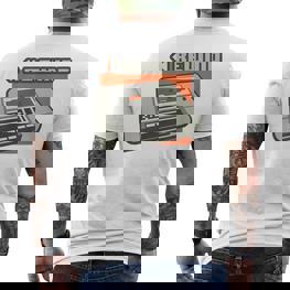 C64 Datasette Cassette Retro Gaming T-Shirt mit Rückendruck - Seseable