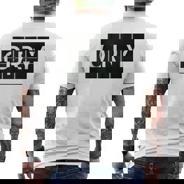 Ory Paris Fr Frankreich Retro Weltreise Flughafen Code T-Shirt mit Rückendruck - Seseable