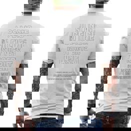 So Lange Ich Fluch Ist Nichts Passiert Craftsman T-Shirt mit Rückendruck - Seseable