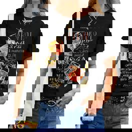 Women's Aperol Spritz Recipe Cocktail Perfect Drinking T-shirt Frauen - Seseable