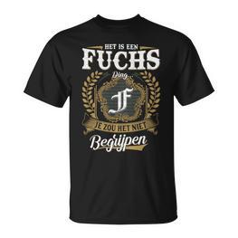 Het Is Een Fuchs Ding Je Zou Het Niet Begrijpen Fuchs Naam T-Shirt - Seseable