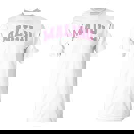 Malibu California Usa College Style T-Shirt - Seseable