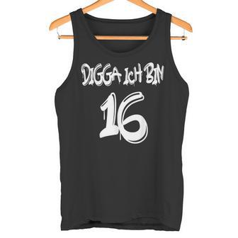 16Th Birthday Idea Digga I'm 16 Tank Top - Geschenkecke