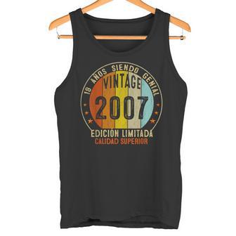 18 Cumpleaños 2007 18 Años Chica Chicointage 2007 Camiseta sin mangas - Regaloses
