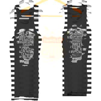 1960 Panhead Motorcycle Vintage Distressed Biker Chopper Rat Tank Top - Monsterry