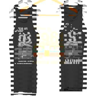 1961 Camping Caravan Vintage Tank Top | Mazezy