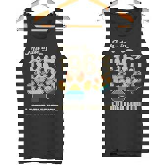 1963 Dog Paw Print Vintage Tank Top | Mazezy