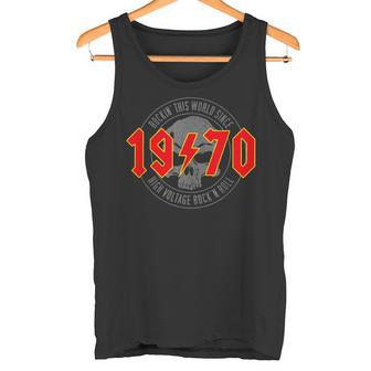 1970Intage Birthday Rock And Roll Heavy Metal Tank Top - Geschenkecke